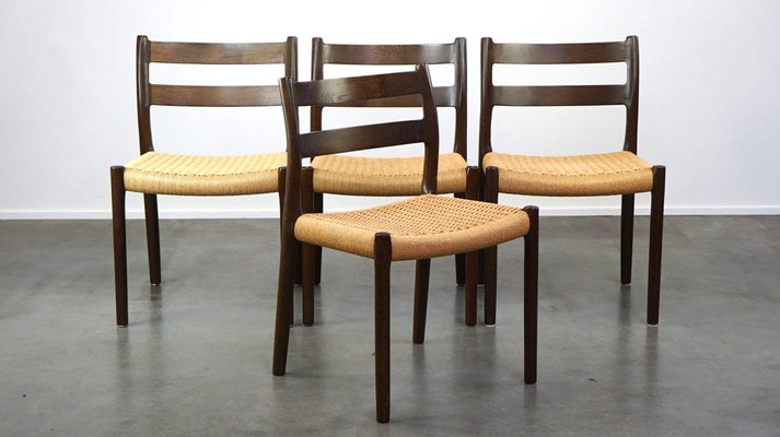 Vintage Danish Chairs by Niels Otto Moller Set of 4 for sale at Pamono