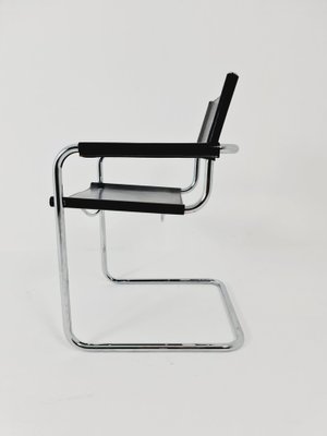 Black Model MG5 Centro Studi Desk Chair by Mart Stam