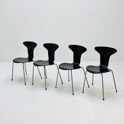 Mid-Century Mosquito Model 3105 Dining Chairs by Arne Jacobsen for 