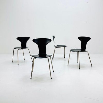 Mid-Century Mosquito Model 3105 Dining Chairs by Arne Jacobsen for