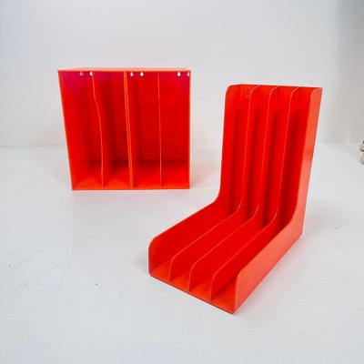Vintage LP Racks by Gustavsberg Sweden, 1970s, Set of 2 for
