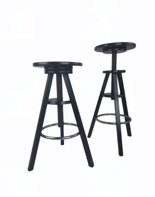Dalfred Small Black Bar Stools Vintage Black Bar Stool From Ikea