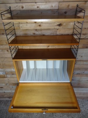 Wall Unit With Record Cabinet Two Shelves By Nisse Strinning For
