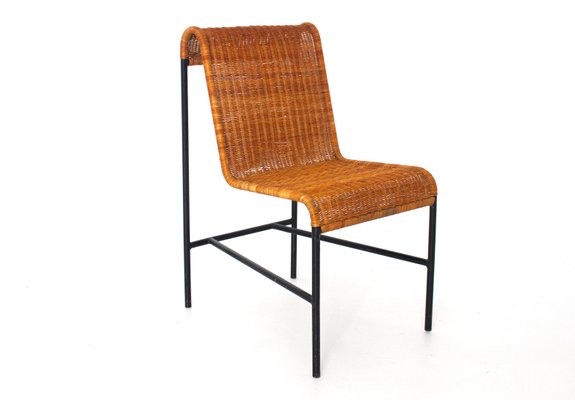 Mid Century Modern Rattan Chair By Harold Cohen And Davis Pratt Mid Century Modern Rattan Chair By Harold Cohen And Davis Pratt 1953 2