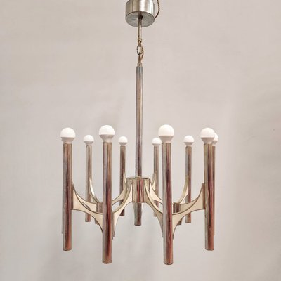 Vintage Chandelier by Gaetano Sciolari for Sciolari, 1970s for