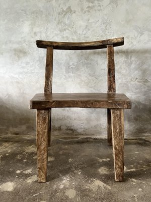 Old Teak Chair Teak Chair Wood vintage New Carving