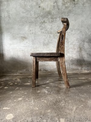 Old Teak Chair Teak Chair Wood vintage New Carving