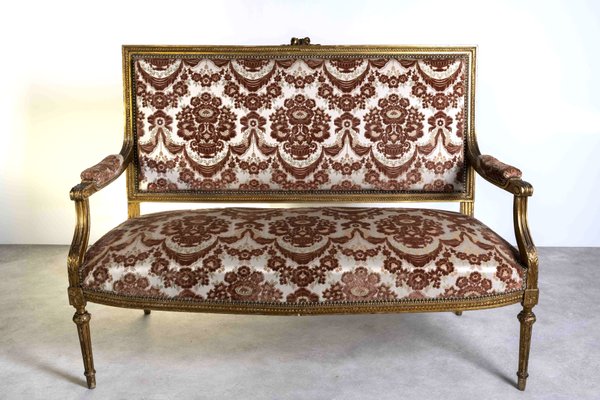 Louis XVI Sofa in Tapestry for sale at Pamono