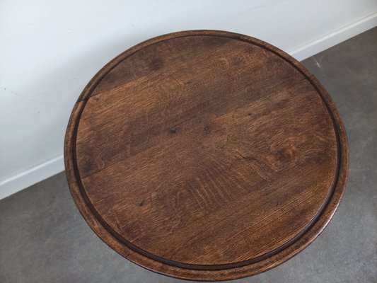 フランス ビンテージ Brutalist Pedestal Low Table Vintage Brutalist Pedestal Table, 1950s for sale at Pamono
