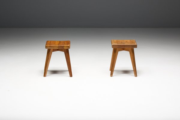 スツール Charlotte Perriand vintage stool Vintage French Stool by Christian Durupt and Charlotte