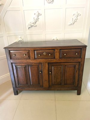 Antique 18th Century Quality Oak Dresser Base, 1760 for sale at Pamono