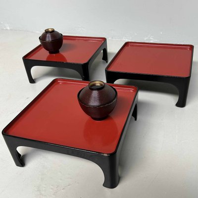 Urushi Lacquer Tea Ceremony Serving Table, Japan, 1920s for sale
