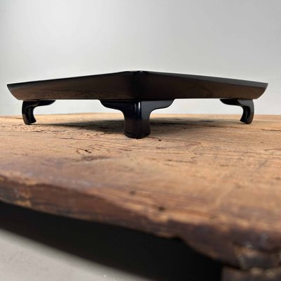 Wooden Urushi Lacquered Tea Table Serving Tray, Japan., 1970s for