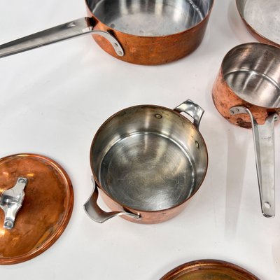 Taverna Copper Pans by Henning Koppel for George Jensen, 1960s