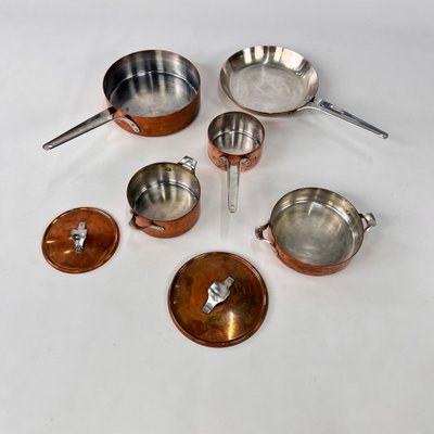 Taverna Copper Pans by Henning Koppel for George Jensen, 1960s