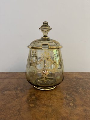 Antikes böhmisches Glas Bowle Set, 1900, 12 . Set bei Pamono kaufen
