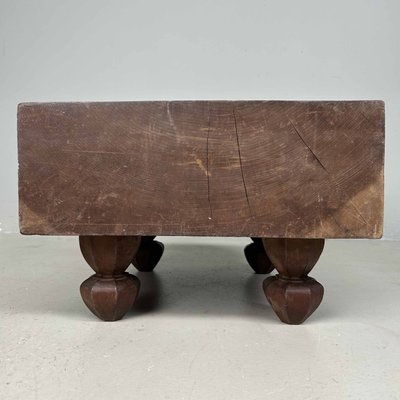 Low Keyaki Wood Desk From Kyoto - Meiji Period Low Keyaki Wood Desk From Kyoto - Meiji Period