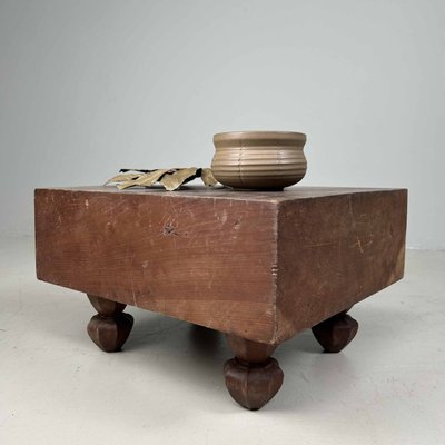 Low Keyaki Wood Desk From Kyoto - Meiji Period Low Keyaki Wood Desk From Kyoto - Meiji Period
