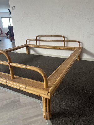 Bambus Doppelbett bei Pamono kaufen