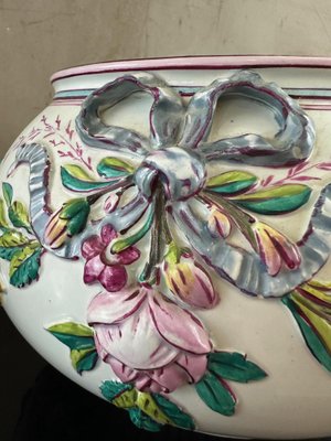 blumenksten befestigen mauer Blumenkasten FIONA Metall Blumenwandkorb H/B/T 25/110/24 cm Eisen, dun