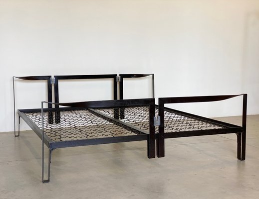 Vintage Double Bed by Tobia Afra Scarpa for Gavina, 1950s for