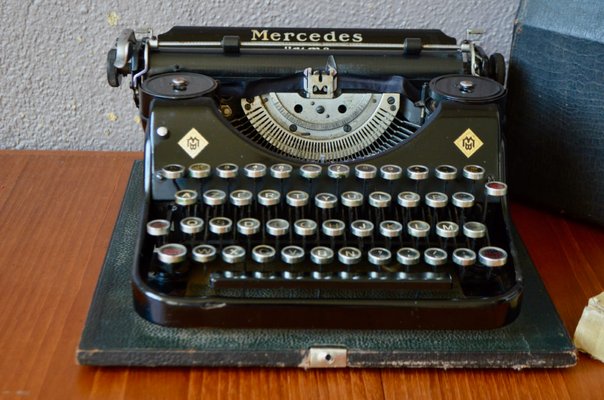 Vintage Prima Typewriter from Mercedes for sale at Pamono