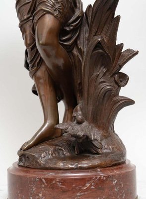 Large Bronze Sculpture attributed to Auguste Moreau, 19th Century