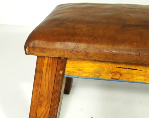 Leather gym bench best sale