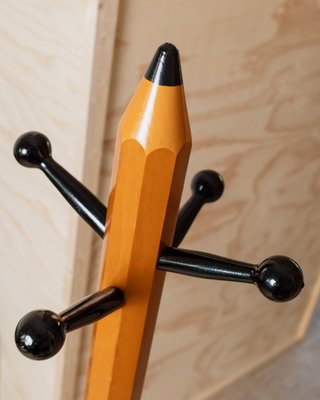 Vintage Pencil Coat Rack from Artema Italy 1980s