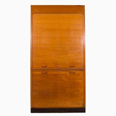 Vintage Cabinet With Tambour Door For At Pamono Vintage Cabinet With Tambour Door 1