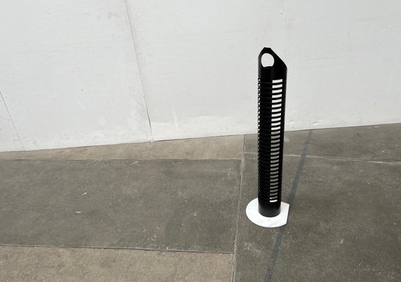 Postmodern Metal and Marble CD Rack Tower, 1980s for sale at Pamono