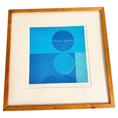 20-050 Amaina Midnight Moon Original Signed Litho - Ray New York