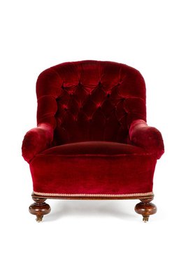 Velvet Poltrona Bordeaux Poltrona Velluto Bordeaux Poltrona