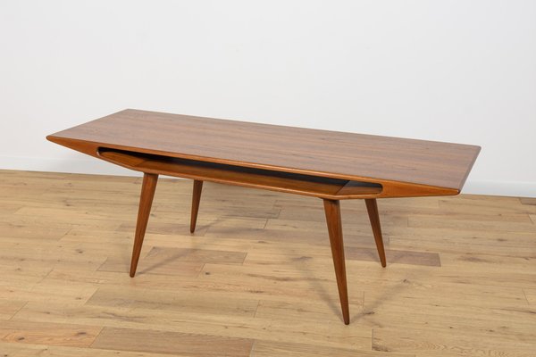 Danish Teak Model 100 Coffee Table from Omann Jun, Denmark, 1950s