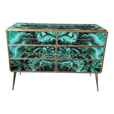 green and gold dresser Green Dresser, Modern 3 Drawer Dresser for Bedroom with Gold Handle and  Large