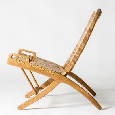 Vintage JH512 Folding Chair by Hans Wegner, 1950s