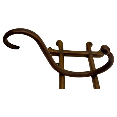 Art Nouveau Bentwood Wall Coat Rack for sale at Pamono