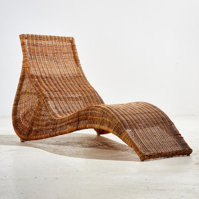 Karlskrona Wicker Lounge Chair by Karl Malmvall for Ikea 1990s for sale at Pamono