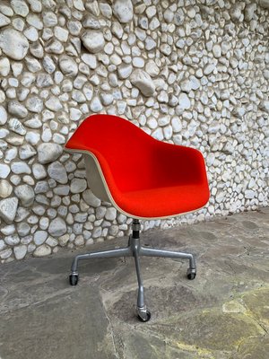 Pacc Armchair on Casters by Eames for Vitra 1960s for sale at Pamono