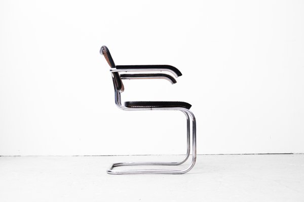 Set of Bauhaus Model B64 Chairs by Marcel Breuer for Thonet, 1930