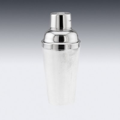 SHAKER à Cocktail en Métal Argenté Haut 23 cm ORFEVRERIE DE FRANCE