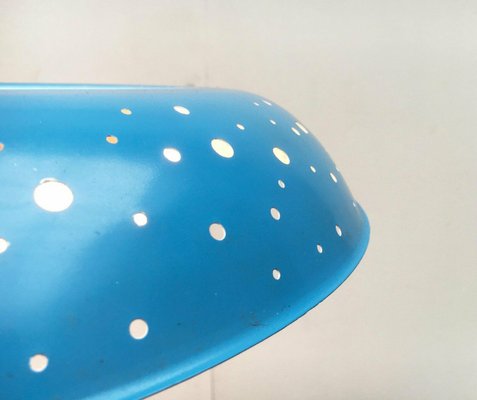 Mid-Century Perforated Metal Pendant Lamp attributed to Mid-Century Perforated Metal Pendant Lamp attributed to