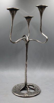 Mid-Century Brutalist Candlestick by Kurt Jesch for Amadeus/Tonini