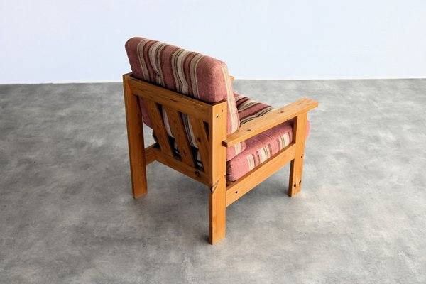 Vintage Pine Armchair Swedish 1960s for sale at Pamono