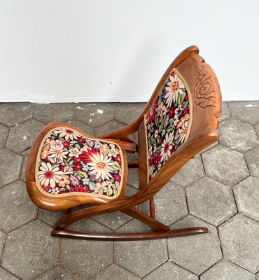 Vintage English Rocking Chair, 1960s for sale at Pamono