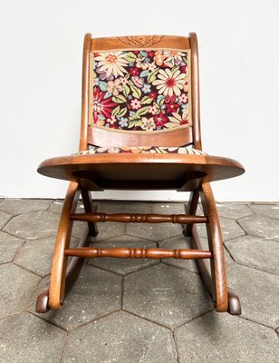 Vintage English Rocking Chair, 1960s for sale at Pamono