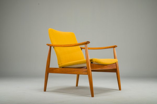 Mid-Century Danish Easy Chairs Model 138 by Finn Juhl for France