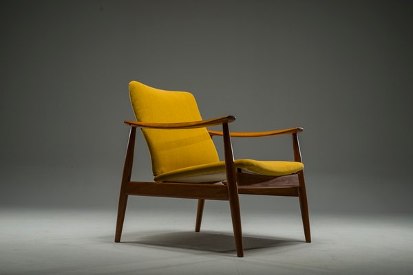 Mid-Century Danish Easy Chairs Model 138 by Finn Juhl for France
