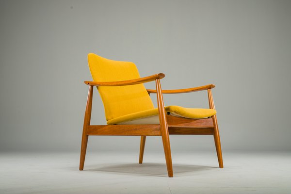 Finn Juhl France & Son フィン・ユール FD-138② Mid-Century Danish Easy Chairs Model 138 by Finn Juhl for France