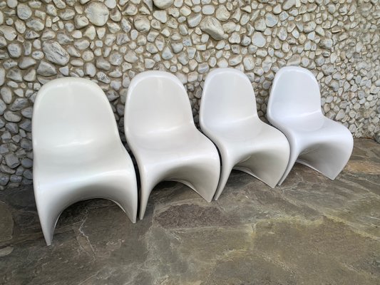 S Chairs by Verner Panton for Herman Miller, 1970s, Set of for
